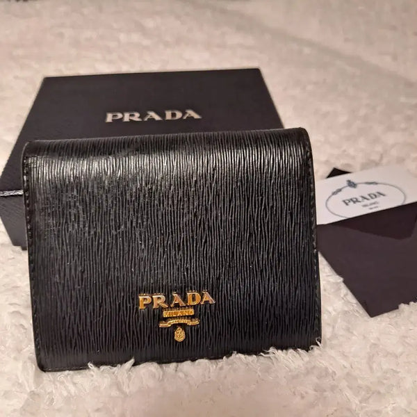 [BUNJANG] Prada Women's Black Bifold Wallet / 프라다 여성반지갑 블랙