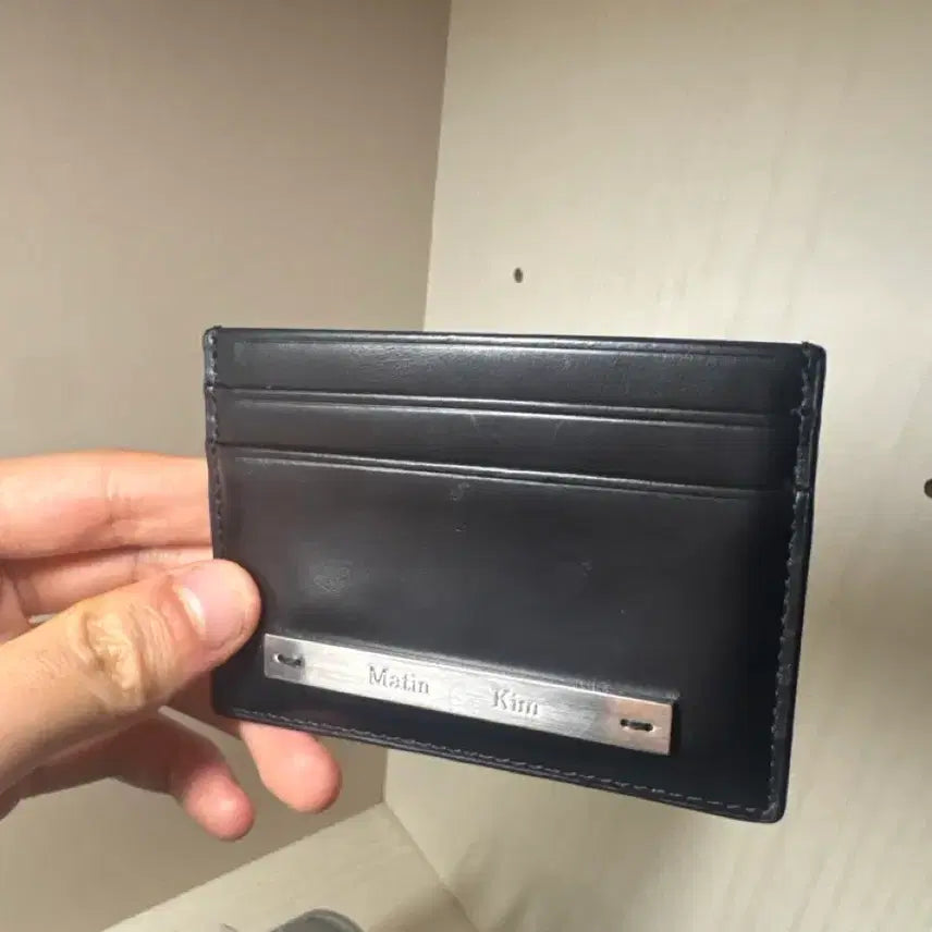 [BUNJANG] Matin Kim Black Card Holder / 마땡킴 카드지갑