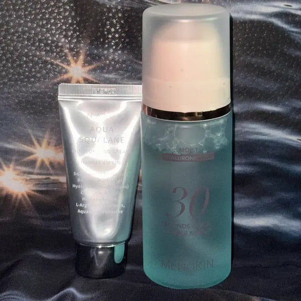 [BUNJANG] Menokin 30-Second Quick Bubble Mask Hyaluron (Hydration) / (2회사용)메노킨 30초 퀵 버블 마스크 히알루론 수분
