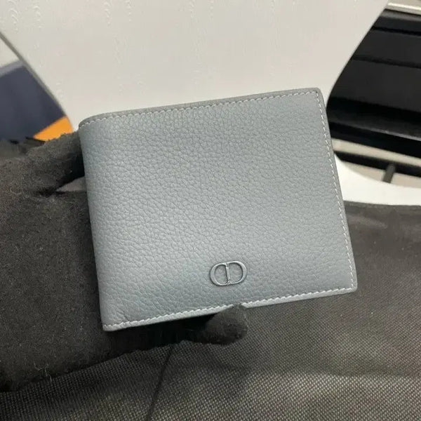 [BUNJANG] Dior 30 Montaigne Lotus Wallet Gray / [정품] 디올 30 몽테인 로터스 지갑 그레이