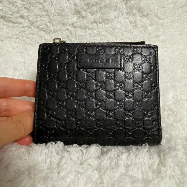 [BUNJANG] Gucci Micro GG Wallet Black / 구찌 마이크로GG 지갑 블랙