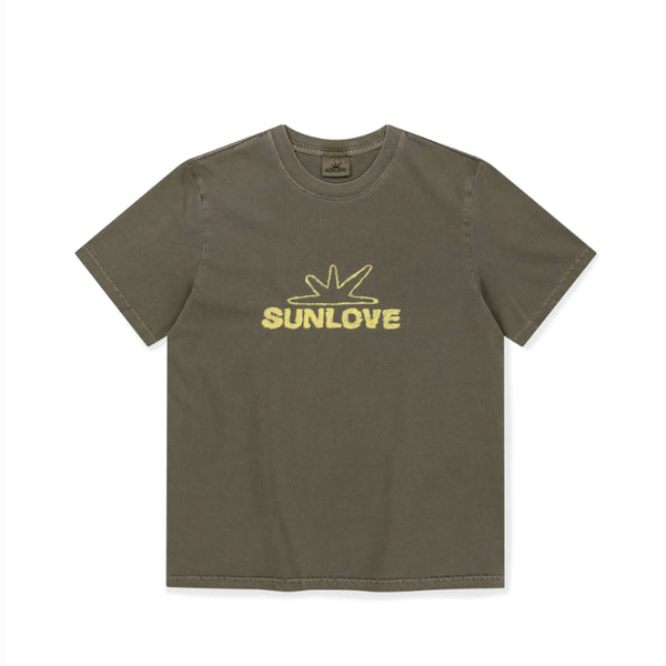 [BUNJANG] SUNLOVE Cray Daybreak T-Shirt Charcoal S / [새상품] 썬러브 반팔티 크레이 데이브레이크 - 차콜 S