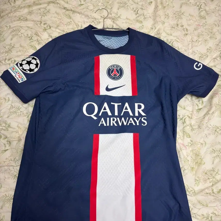 [BUNJANG] Paris Saint-Germain 22-23 Vapor Home Short Sleeve Jersey No. 7 Mbappé / 22-23 파리 생제르망 베이퍼 홈 반팔 No.7 음바페