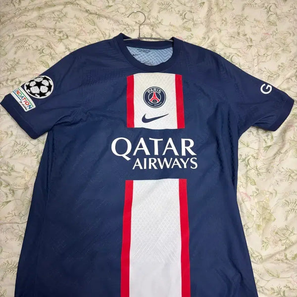 [BUNJANG] Paris Saint-Germain 22-23 Vapor Home Short Sleeve Jersey No. 7 Mbappé / 22-23 파리 생제르망 베이퍼 홈 반팔 No.7 음바페