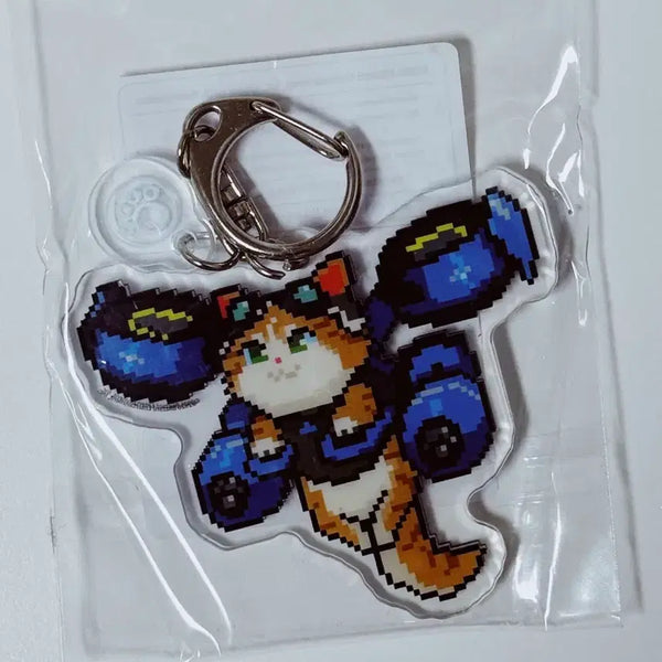 [BUNJANG] Overwatch YOASOBI Hongdae Pop-up Acrylic Keyring - Jetpack Cat / 오버워치 요아소비 홍대 팝업 아크릴 키링 - 제트팩캣
