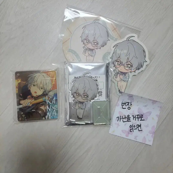 [BUNJANG] Ensemble Stars Natsukana Goods Bundle Set Acrylic Stand Sticker Corotta / [일괄] 앙스타 에스프리 나츠 칸나 굿즈 애니메이트 콜라보 한정 카페 아크릴 스탠드 스티커 코롯타 코롯토