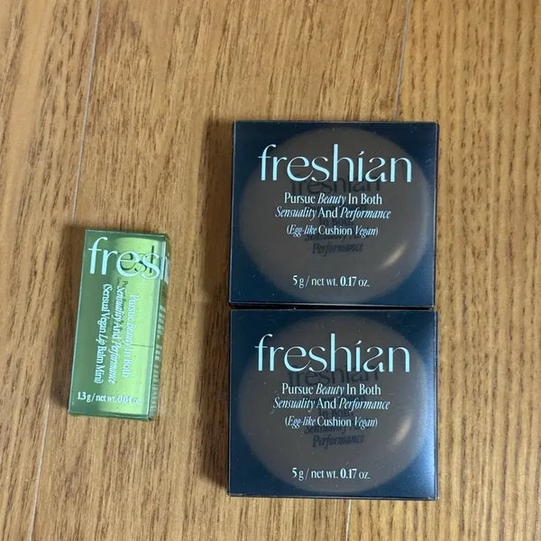 [BUNJANG] Freshian Mini Cushion & Vegan Mini Lip Balm Set (Sealed) / (미개봉.새상품) 프레시안 미니 쿠션, 미니 립밤 판매
