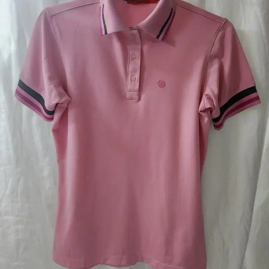[BUNJANG] G/FORE Pink Polo Shirt XS / G/FORE 핑크 카라티 XS 42x58cm