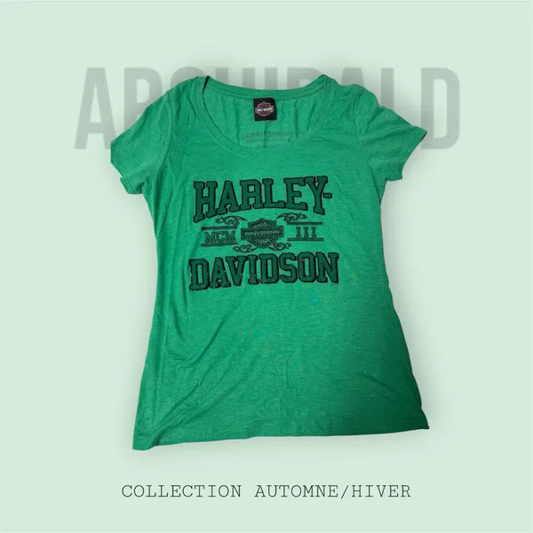 [BUNJANG] Harley-Davidson Women's Short Sleeve T-Shirt / 할리데이비슨 여성 반팔티셔츠