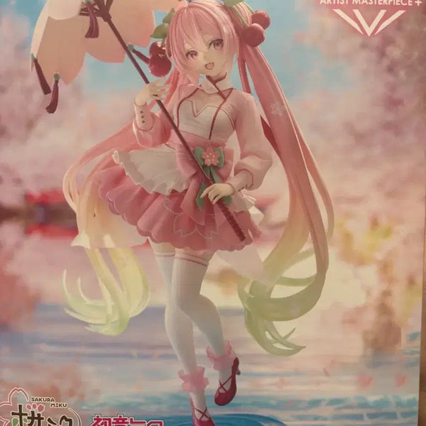 [BUNJANG] Hatsune Miku Sakura Miku AMP+ Figure (Sealed) / 하츠네 미쿠 사쿠라미쿠 AMP+ 피규어 미개봉