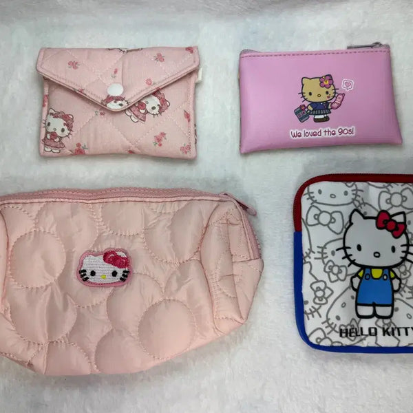 [BUNJANG] Hello Kitty Handmade and Quilted Pouches/Wallets Collection / 키티 파우치 모음 판매합니다