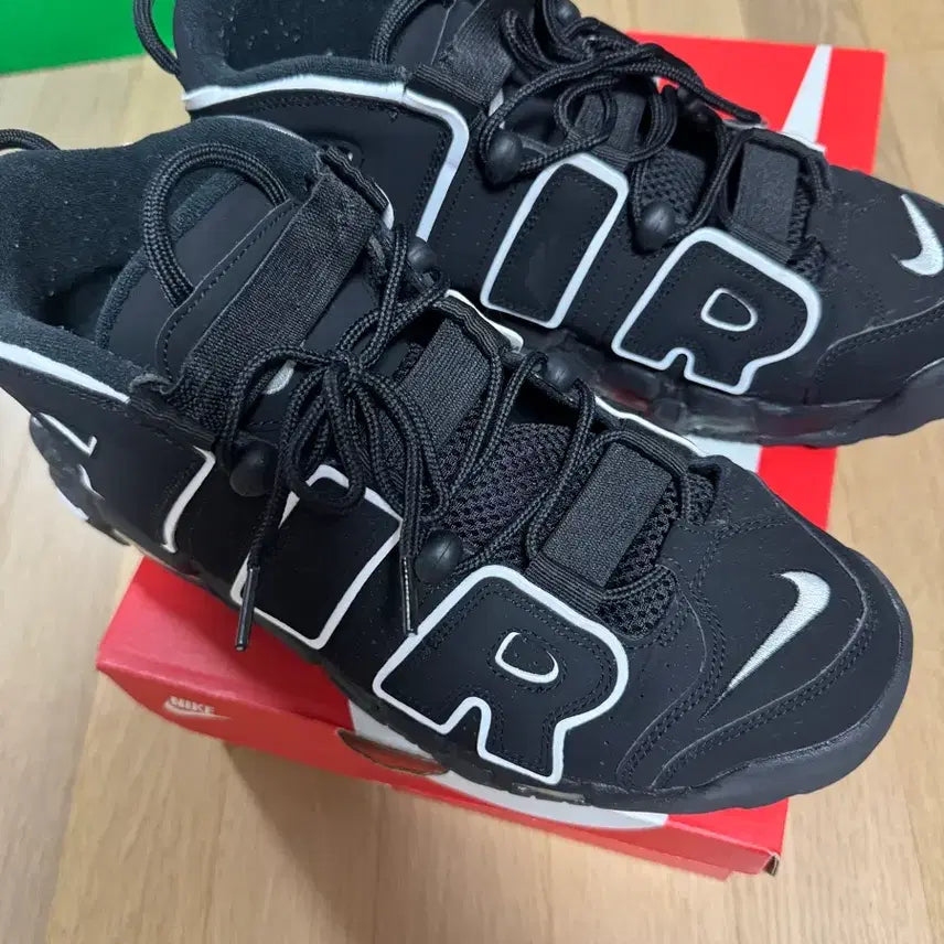 [BUNJANG] Nike Air More Uptempo Black (10.5) / 정품 나이키 에어 모어 업템포 블랙 10.5