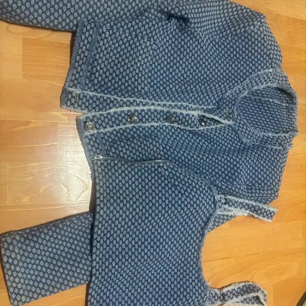 [BUNJANG] Mood Nine Tweed Jacket & Sleeveless Set / 무드나인 트위드자켓&나시 세트