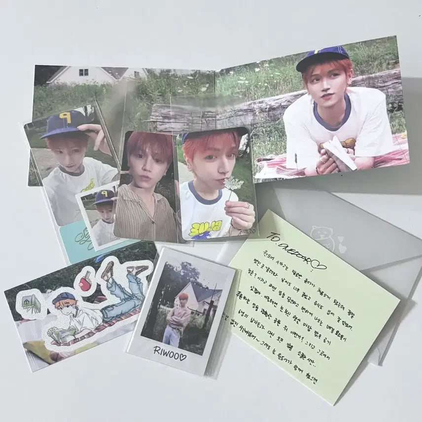 [BUNJANG] BoyNextDoor Riwoo Collect Book Vol. 3 Weverse POB Photocard Sticker Set / 보이넥스트도어 보넥도 boynextdoor 리우 콜렉트북 콜북 vol.3 위버스 특전 포카 스티커 세트