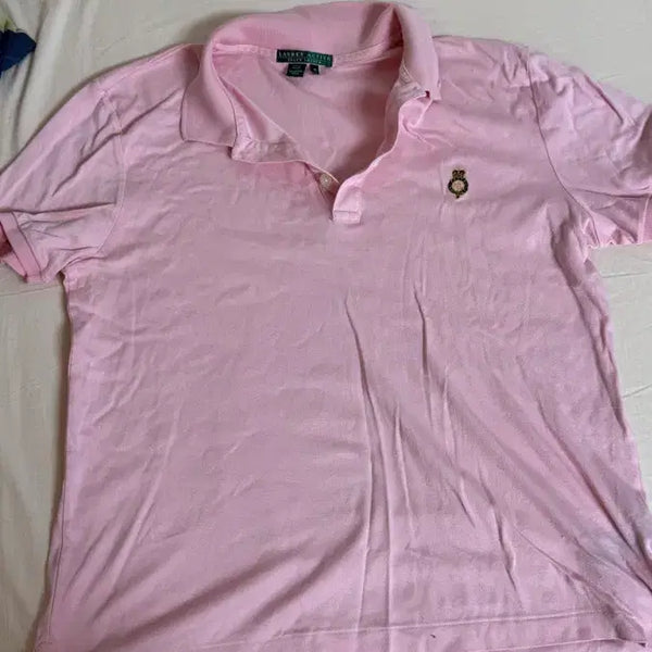 [BUNJANG] Ralph Lauren Pink Polo Short Sleeve T-Shirt / 랄프로렌 핑크색 폴로 반팔