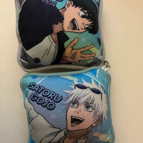 [BUNJANG] Jujutsu Kaisen Gojo & Haibara Cushion Keychain Bundle Set / 주술회전 고죠 하이바라 쿠션 키링 일괄