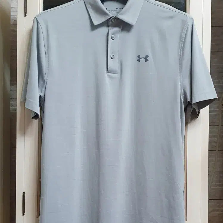 [BUNJANG] Under Armour Men's Golf Polo Shirt Medium (100) / 언더아머 남성 골프 카라티셔츠 M(100)