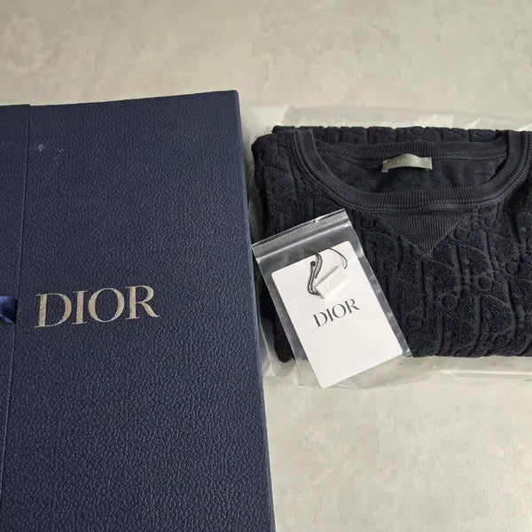 [BUNJANG] Dior Oblique Cotton Terry T-Shirt / 디올 오블리크 코튼 테리 반팔티