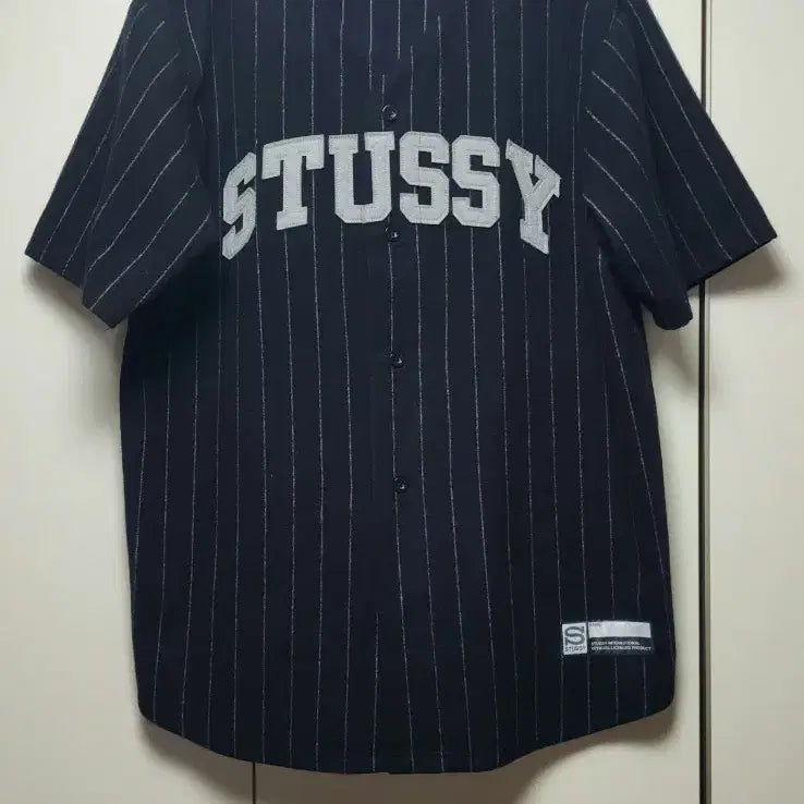 [BUNJANG] Stussy Pin Stripe Baseball Jersey XL / 스투시 핀 스트라이프 베이스볼 저지 XL
