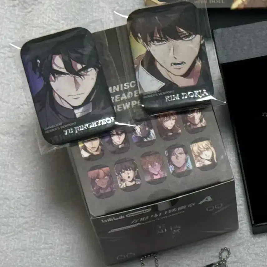 [BUNJANG] Omniscient Reader's Viewpoint Shanghai Pop-Up Limited Square Can Badge 1 Box / 전독시 상하이 팝업 한정 사각 캔뱃지 1BOX