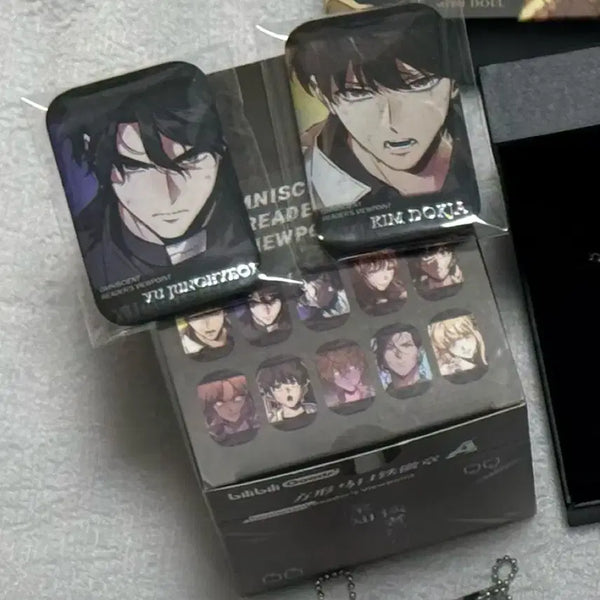 [BUNJANG] Omniscient Reader's Viewpoint Shanghai Pop-Up Limited Square Can Badge 1 Box / 전독시 상하이 팝업 한정 사각 캔뱃지 1BOX