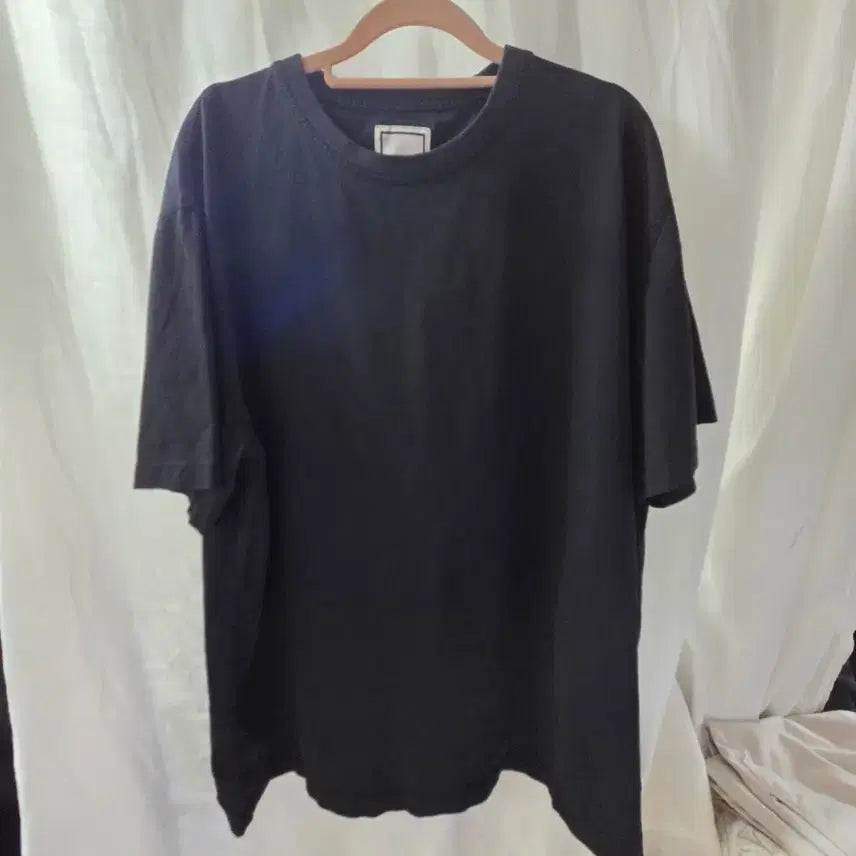 [BUNJANG] Wooyoungmi Black Oversized Short-Sleeve T-Shirt Size 50 / 우영미 블랙 오버핏 반팔 티셔츠 50