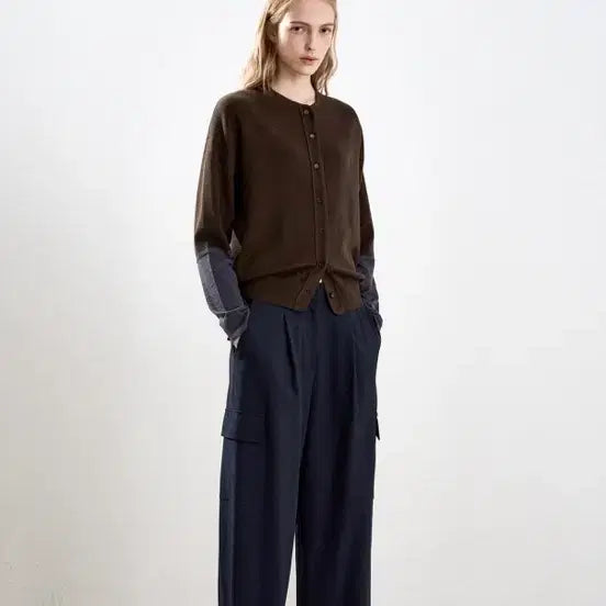[BUNJANG] SYSTEM 25 Year One-Pleat Banding Wide Pants / 한섬 SYSTEM 25년 원턱 밴딩 와이드 팬츠