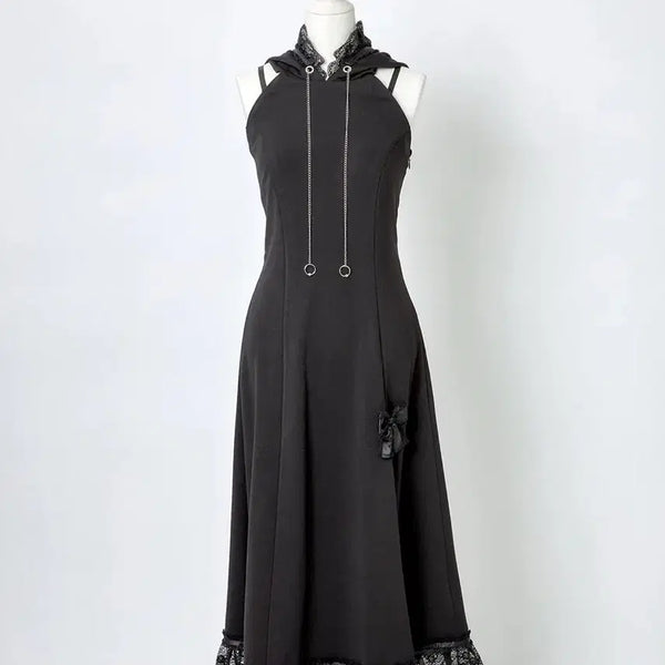 [BUNJANG] Avenchu More Lace Trimming Sleeveless Long One Piece Dress / 아벤츄무 롱 원피스 판매