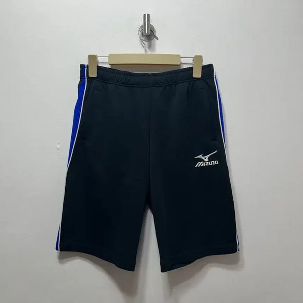 [BUNJANG] Mizuno Black Blue Point Shorts XL / 미즈노 반바지 블랙 블루 포인트 XL