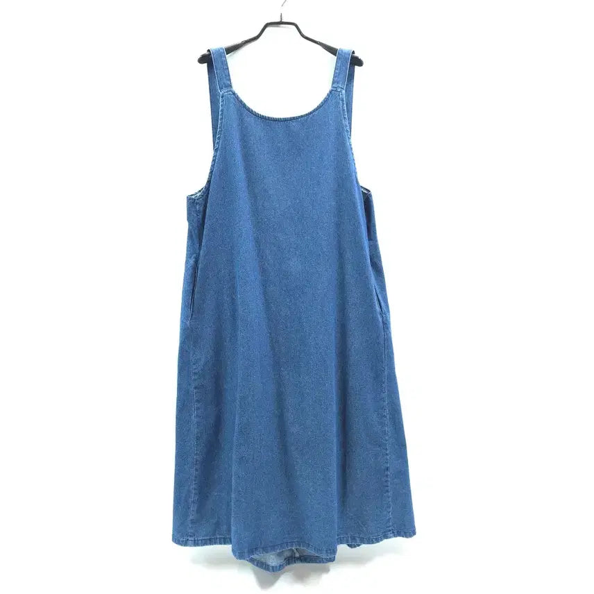 [BUNJANG] GIRLSDAILY Back Shirring Denim Long Dress Vest Dress / GIRLSDAILY 걸스데일리 백셔링 데님롱원피스 뷔스티에원피스 C579