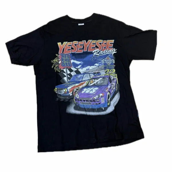[BUNJANG] YESEYESEE Racing Short Sleeve T-Shirt (L) / YESEYESEE 레이싱 반팔 티셔츠 (L)