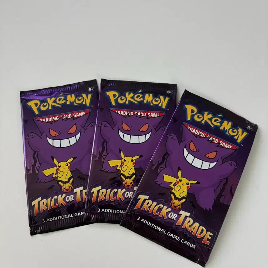 [BUNJANG] Pokemon Halloween Limited Edition Card 3-Pack (Sealed) / 포켓몬 할로윈 카드 한정판 3팩 구매 상품