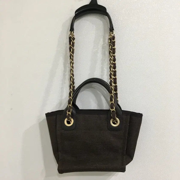[BUNJANG] SIE Canvas Chain Tote Bag Mini / SIE 시에 전투백 캔버스 체인 토트백 미니