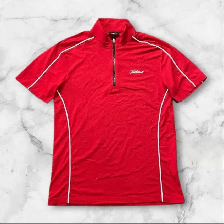 [BUNJANG] Titleist Men's Golf Short Sleeve Shirt Size 100 / 정품 타이틀리스트 골프 반팔100