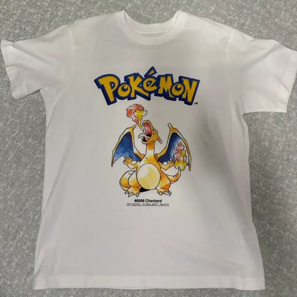 [BUNJANG] Pokemon Charizard Short-Sleeve T-Shirt / 포켓몬스터 티셔츠