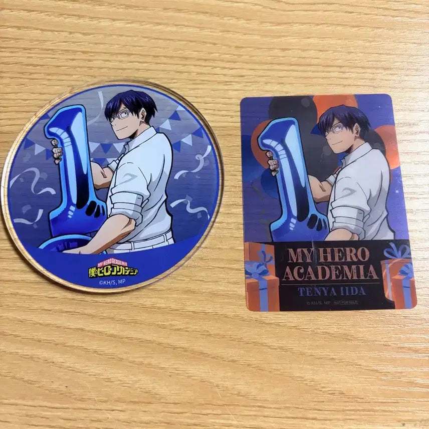 [BUNJANG] My Hero Academia 10th Anniversary Tenya Iida Acrylic Coaster & Translucent Photocard / 나히아 10주년 이이타 텐야 아크릴 코스터/반투명 포카