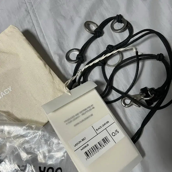 [BUNJANG] Our Legacy Ladon Belt Black / (OS) 아워레가시 라돈 벨트 블랙 새상품