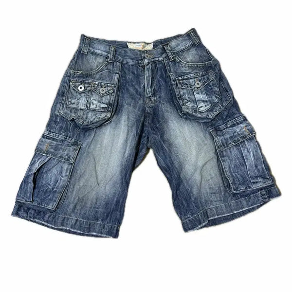 [BUNJANG] Samnammae Denim Bermuda Shorts / Samnammae 데님 버뮤다 팬츠