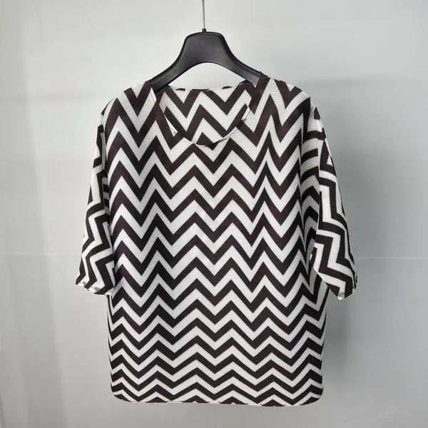 [BUNJANG] Yoits Pleated T-Shirt Free Size / 요이츠 플리츠 티셔츠 여성Free 6G17
