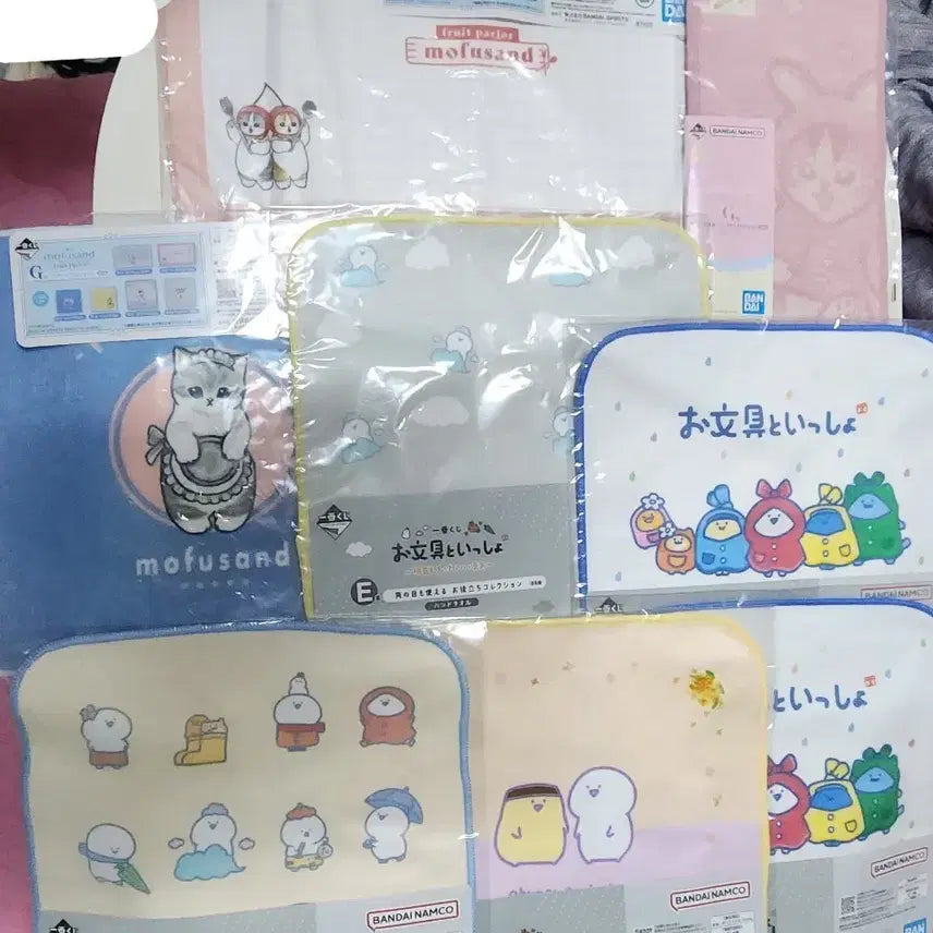 [BUNJANG] Mofusand & Omugoo Character Towel Bundle Set / 각종 쿠지 타올 일괄판매(모후샌드,오문구)