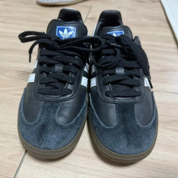 [BUNJANG] Adidas Samba Black Sneakers / 아디다스 삼바 블랙 운동화 235