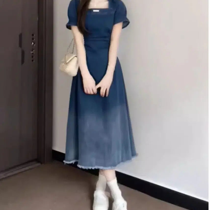 [BUNJANG] Dalumi Denim Dress M / 달루미 데님원피스-M
