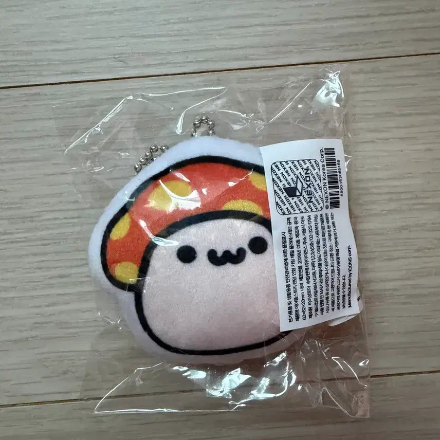 [BUNJANG] MapleStory Jamsil Lotte World Pop-up Attack Orange Mushroom Doll Keychain / 메이플스토리 잠실 롯데월드 팝업 어택 주황버섯 인형 키링