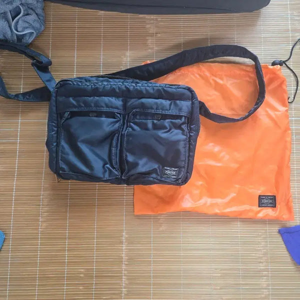 [BUNJANG] Porter Tanker Shoulder Bag L Iron Blue / 포터 탱커 숄더백 L판매합니다 아이언블루