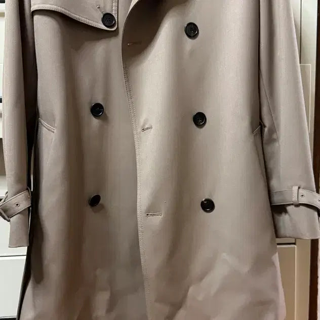 [BUNJANG] COAR Wool Trench Coat Beige S / 쿠어 울 트렌치 코트 베이지 S