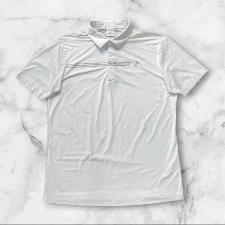 [BUNJANG] Louis Castel Golf Men's Short Sleeve Polo Shirt Size 105 / 루이까스텔 골프 반팔 카라티 105
