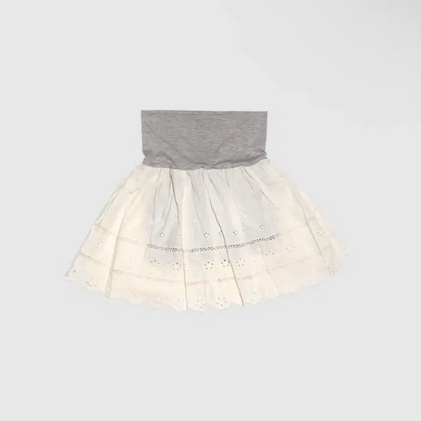 [BUNJANG] Yinandyang in Harmony Frill Mini Skirt Beige / 인앤양인하모니 프릴 미니 스커트