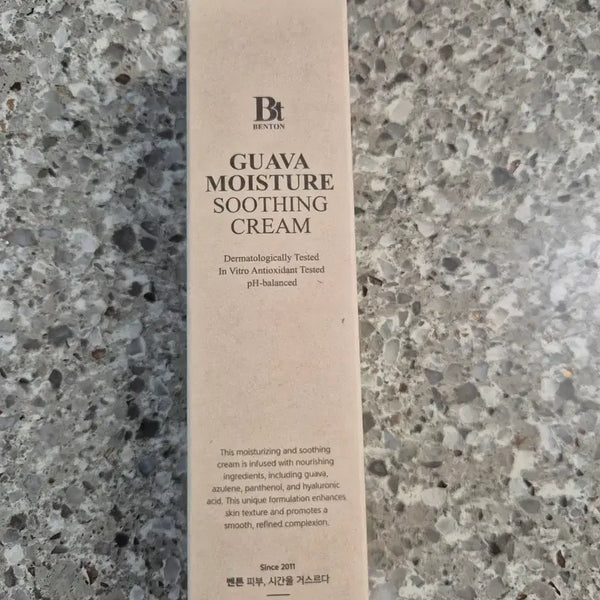 [BUNJANG] Benton Guava Moisture Soothing Cream 80ml (Sealed) / 미개봉) 벤튼 구아바 수분 진정 크림 80ml