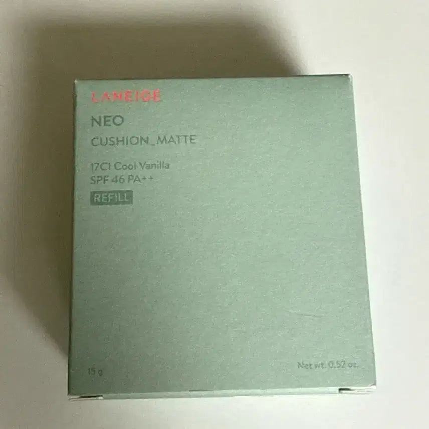 [BUNJANG] Laneige Neo Cushion Matte Refill 17C1 Cool Vanilla / 라네즈 네오 쿠션 매트 17c1 쿨바닐라 리필용