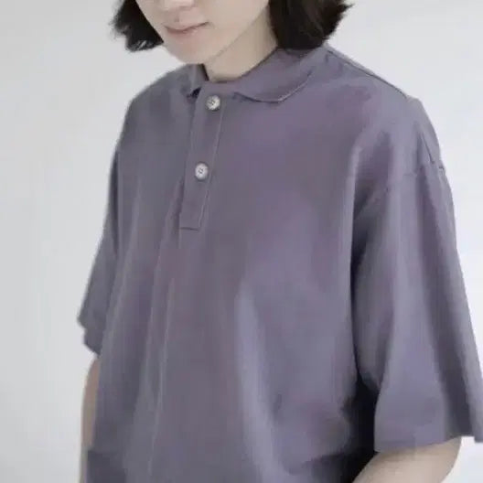 [BUNJANG] Orrery Big Polo Purple Size 5 / 오라리 빅폴로 퍼플 5